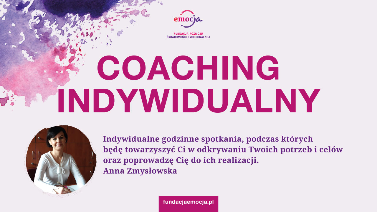 Coaching indywidualny Anna Zmysłowska
